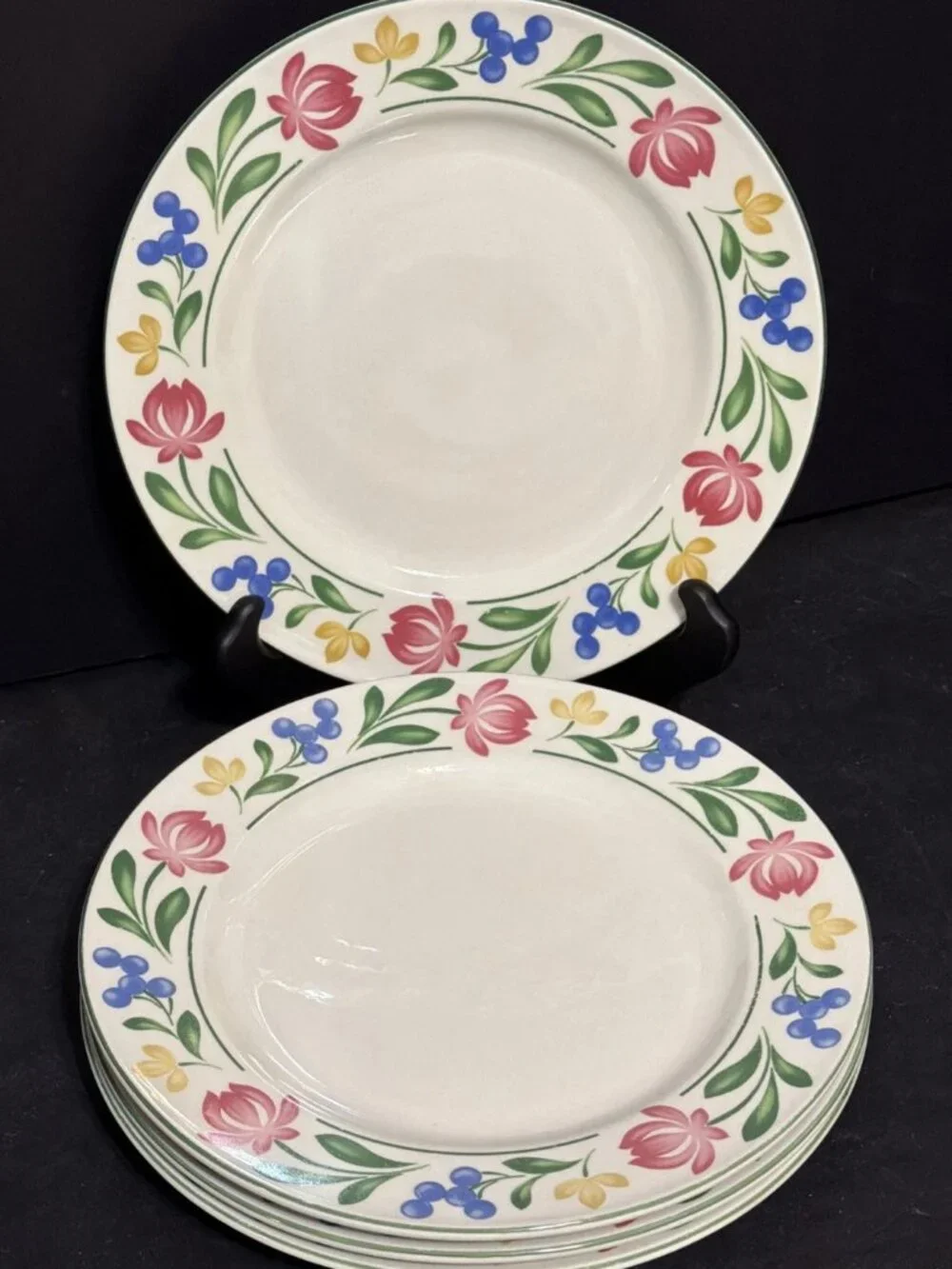 Lot of 4 Vintage Farberware Stoneware Dorchester 10.5